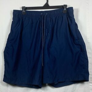 Navy Blue Swim Trunks in Great condition LG 36-38 waist